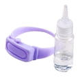 thumbnail image 1 of Toystoory Desinfectante de manos Desinfectante Sub-embalaje de silicona Muñequera Dispensador de manos Este dispensador de desinfectante de Suministros de limpieza para el hogar violeta, 1 of 6