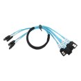 thumbnail image 1 of MINI  4SATA Transmission Cable, Connect To SDD Hard Disk Tinned Copper Core 7P To 4SATA Data Cable  For Laptop, 1 of 8