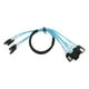 thumbnail image 2 of Cable de transmisión SATA, MINI SAS 4SATA Cable de transmisión Pto SATA Cable de datos MINISA SATA Logre más, 2 of 12