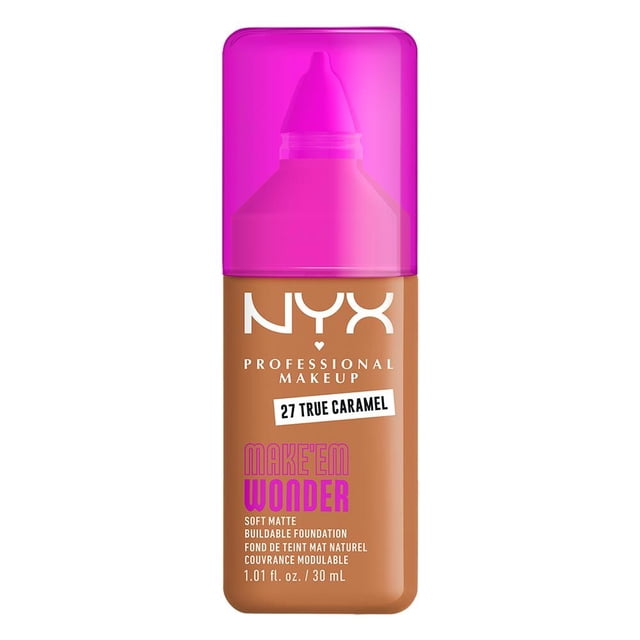Base de Maquillaje Nyx Professional Make Up Make em Wonder True Caramel 30ml