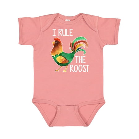 

Inktastic Farmer I Rule The Roost Rooster Gift Baby Boy or Baby Girl Bodysuit