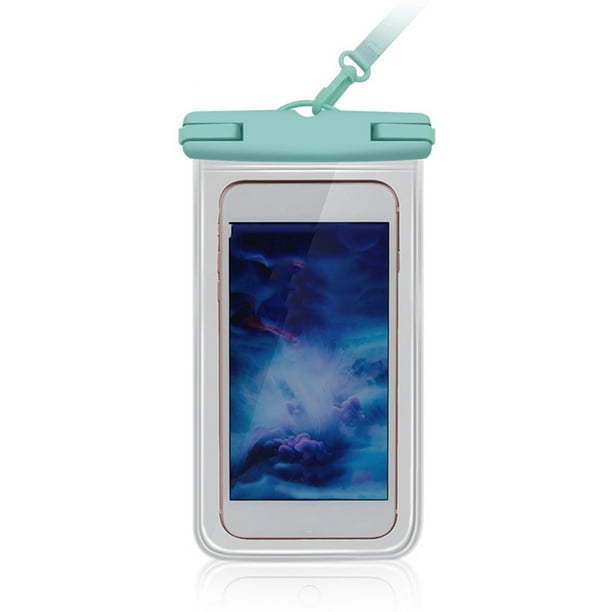 Toystoory Funda impermeable para teléfono, deportes acuáticos, natación, teléfono móvil, bolsa seca con cordón para escalada al aire libre, Deportes acuáticos