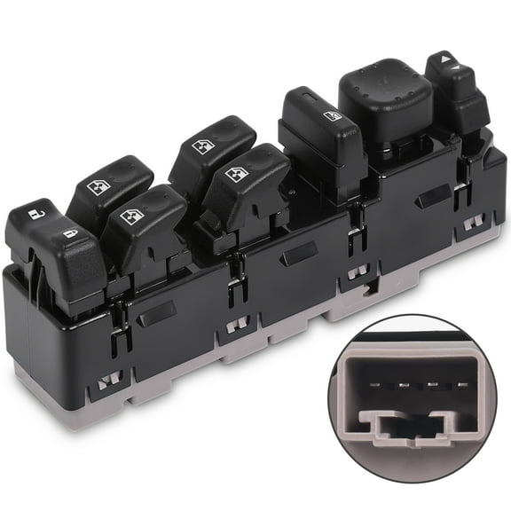 TOPAZ Left Driver Side Master Power Window Control Switch Fits For Hummer H2 2003-2007 15883429