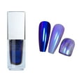 thumbnail image 4 of Dengmore Liquid Mirror Chrome Nail Powder High Gloss Mirror Effect Shimmer Polish Enhancement Formula Without Flying Dust Easy Apply Gel and Regular Polish 5ml, 4 of 8