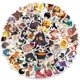 thumbnail image 1 of Paquete de pegatinas Hitman Reborns Anime, 50 unidades, 3-8 cm, 1 of 5