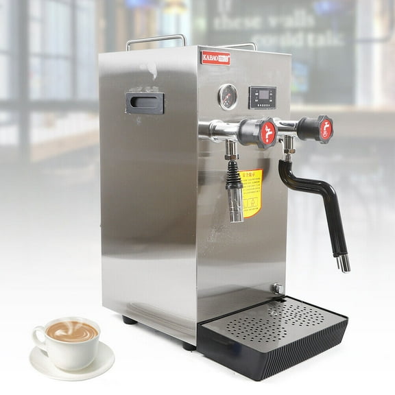 Milk Frother Steamer Full Automatic Boiling Water Frothing Machine Commercial for Home, Coffee Shops