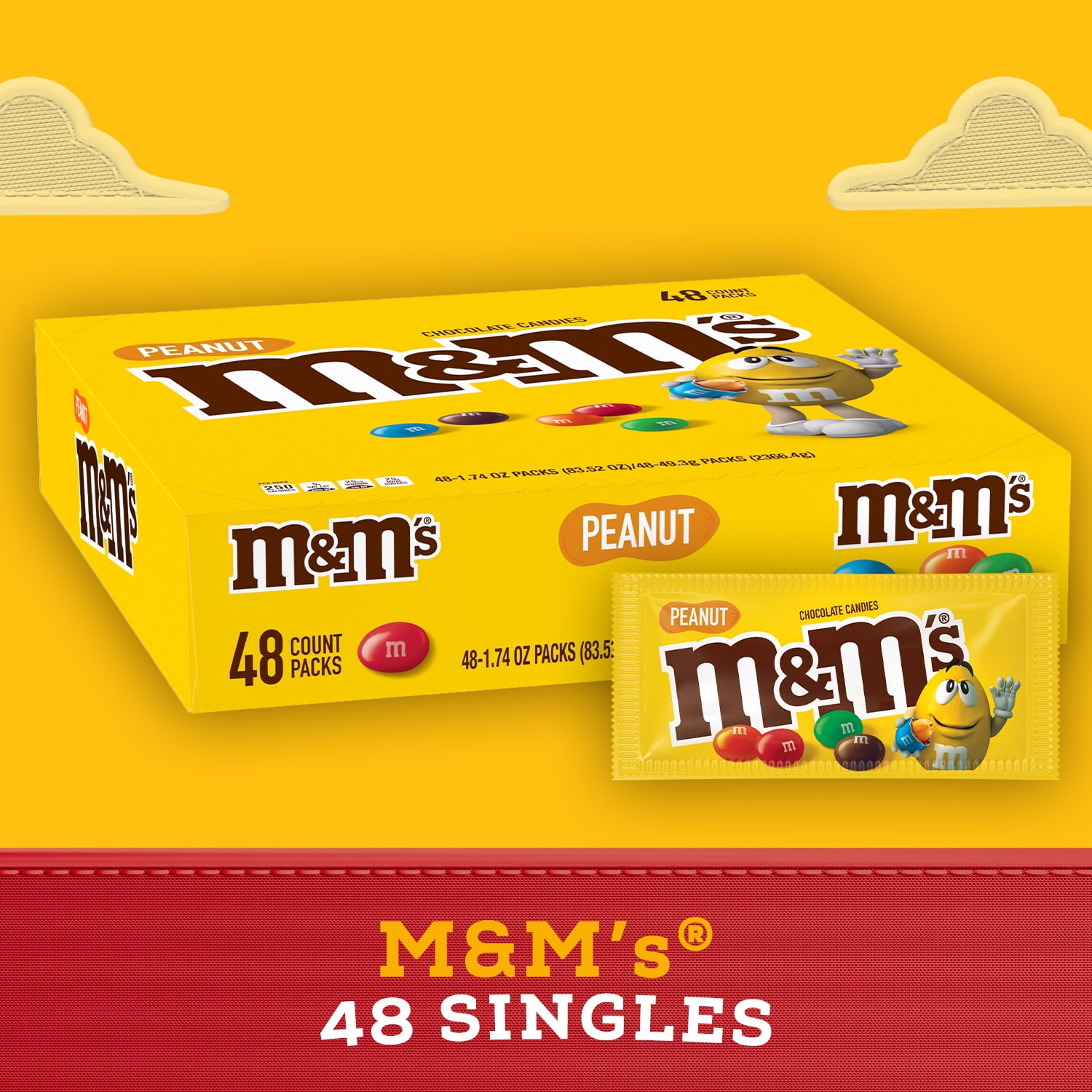M&M'S Peanut 1.74 oz Bag