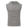 thumbnail image 7 of Edvintorg Summer 2 Piece Sportswear Outfit for Men Streetwear Fashion Sleeveless Hoodies Tops and Shorts Sets Two-Piece Sports and Leisure Tracksuit Suit, 7 of 7