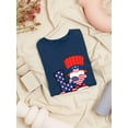 thumbnail image 3 of Gnome Usa Love T-Shirt Women -Image by Shutterstock, Female Medium, 3 of 4