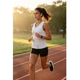 thumbnail image 6 of NELEUS Womens Plus Size Workout Tops for Casual Athletic Running Gym V Neck Loose Fit Yoga Shirts Summer Tees,White,US Size 2XL, 6 of 9