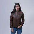 thumbnail image 2 of CHAMARRA RENATA PIEL BORREGO CAFÉ, 2 of 4