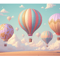 thumbnail image 4 of Decorative Design Hot Air Balloon Banner Colorful Theme Adventure Decoration for Indoor Decoration Travel Event Holiday Celebration, 4 of 7