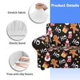 thumbnail image 6 of XYZCANDO Cute Christmas Theme Couch Cover for 1 Cushion Couch Armchair Slipcover Sofa Cover Living Room Stretch Sofa Slipcover for 4 Seater Furniture Covers, 6 of 6