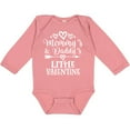 thumbnail image 3 of Inktastic Mommy and Daddy Little Valentine Boys or Girls Long Sleeve Baby Bodysuit, 3 of 5
