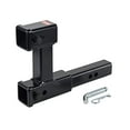 thumbnail image 2 of REYSUN 864131 Dual Hitch Receiver with 7-1/2 inch Rise/Drop, Receiver Hitch Extension with Hitch Pin & Clip, Fits 2 inch Hitch Receiver, 2 of 10