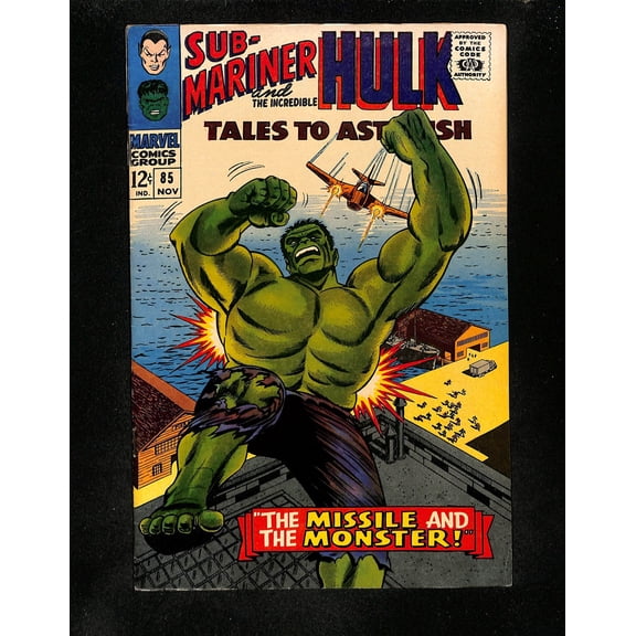Tales To Astonish #85 VF+ 8.5 Stan Lee Script! Bill Everett Cover Comic Book