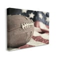 thumbnail image 4 of Stupell Industries Football & American Flag Sports Photography Gallery Wrapped Canvas Print Wall Art, 40 x 30, 4 of 8