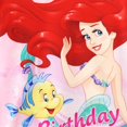 thumbnail image 5 of Disney Princess Ariel Girls Cotton Long Sleeve T-Shirt Toddler Shirts Kids Mermaid Tee Sizes 2-9Y, 5 of 8