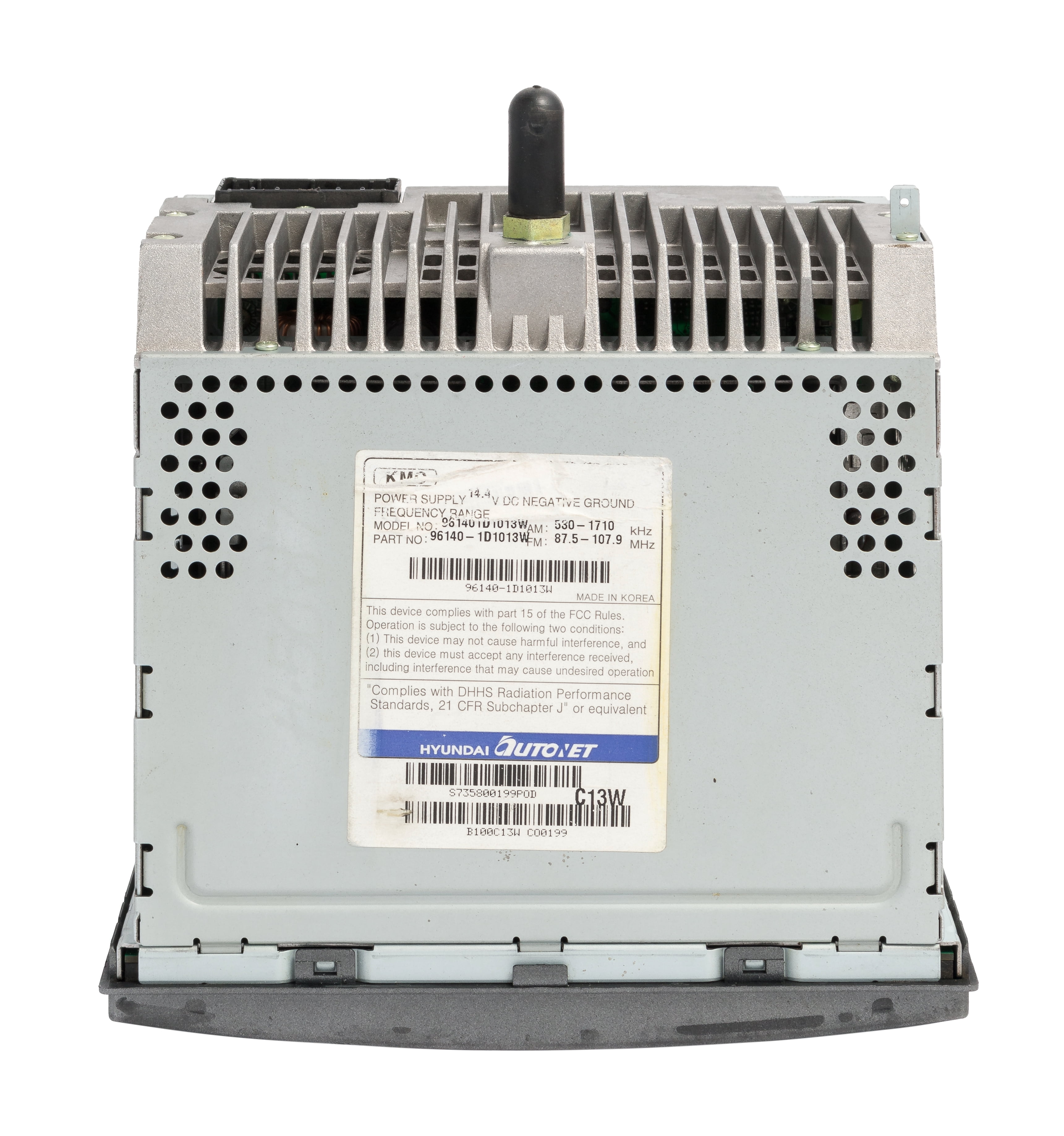 Restored 2007-2008 Kia Rondo OEM AM FM Single Disc CD Player 96140-1D1013W (Refurbished)