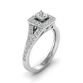 thumbnail image 3 of 1/2 Carat TW  Women's Diamond Engagement ring in 10k White Gold (H-I, I1), 3 of 5