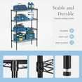 thumbnail image 2 of MCQ 4-Tier Metal Shelf Rack, Space-Saving Sturdy Iron Wire Rack for Home, Kitchen, Garage, Utility Areas, 2 of 9