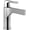 Chrome, variant on Delta Zura Single Handle Bathroom Faucet - Less Pop Up, Chrome / Matte Black