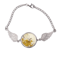 thumbnail image 1 of Yellow Chrysanthemum Flower Plant Pulsera pulsera pulsera alas de ángel pulsera, 1 of 3