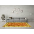 thumbnail image 3 of Ahgly Company Indoor Rectangle Persian Yellow Traditional Area Rugs, 6' x 9', 3 of 4