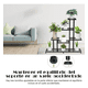 thumbnail image 4 of Soporte Para Plantas De Metal Estante Decorativo 5 Niveles Xtellar negro, 4 of 4