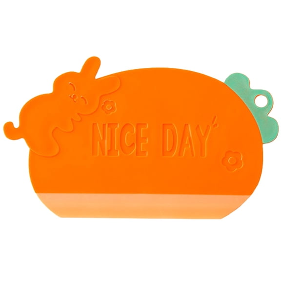 1 Pc Mini Hand Squeegee, Desktop Surface Wiper, Cartoon Small Scraper with Hole, Kitchen Squeegee, Desktop Water Scraper, Portable Cleaning Tool, Practical Multifunctional Glass Wiper