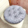 thumbnail image 4 of Compact Round Seat Cushion 16x16 Inch Memory Foam Chair Pad Non Slip Portable Floor Pillow for Dining Sofa Dining Sofa Pad, 4 of 7
