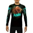 thumbnail image 2 of Raven Fightwear Men's Zombie BJJ Rash Guard MMA Black, 2 of 3