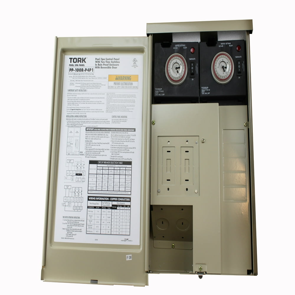 Tork Pp100RP4P1 Pp Panel Series Pool And Spa Control Panels With Time