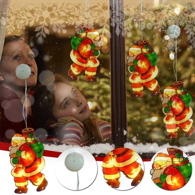 CEHVOM Christmas String Lights LED Christmas Decorations Santa Claus Christmas Tree