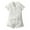 White, variant on WOYY Infant Boys Shorts Sets Beach Solid Short Sleeved Button-Up Shirt Shorts Outfits