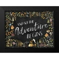 thumbnail image 2 of Marshall, Laura 18x15 Black Modern Framed Museum Art Print Titled - Woodland Whimsy I Black, 2 of 5