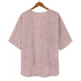thumbnail image 7 of BODOAO Kimono Cardigans for Women Women's Chiffon Short Sleeve Open Front Cardigan Lightweight & Breathable Summer Cover Up for Casual & Wear Red Xxl, 7 of 7