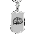 thumbnail image 5 of God Is Just Stainless Steel or 18k Gold Premium Swivel Dog Tag Keychain, 5 of 10