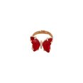 thumbnail image 1 of PVCS Bague Ajustable pour Femmes, Mode, Créative, Couleur Unie, Papillon, avec Ouverture, 1 of 4