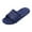 Dark Blue, variant on Open Toe Slippers For Women Men Solid Color Quick Dry Water Leakage Non Slip Slippers Flat Soft Sole Indoor Outdoor Wear