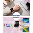 thumbnail image 3 of Reloj Inteligente Mujer Hombre Spearkers Smartwatch+3correas, 3 of 8