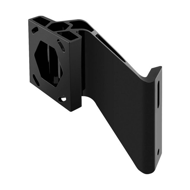 Minn Kota Boat Anchor System Mounting Bracket 1810363 Raptor; Jack Plate Port Side Mount; Mounts Minn Kota Raptor Shallow Water Anchor; 6 Inch Rise And 2 Inch Setback; Powder Coated; Black; Aluminum