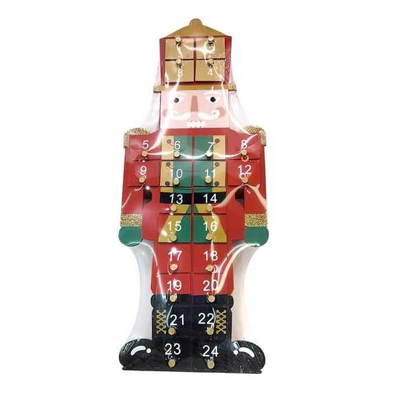 Wizardi Nutcracker Soldier Advent Calendar F07M14-1-RFRE21-CS