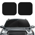 thumbnail image 2 of Fotbe Black Juego de 2 Piezas de Parasoles para Parabrisas | Bloqueador Solar para Auto | Accesorios Plegables para Protección Solar Interior-Small, 2 of 6