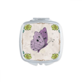 thumbnail image 1 of Purple With Quote Mirror Portable Compact Pocket Makeup Double Sided Glass, 1 of 3