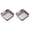 Silver1-2Pcs, variant on Stainless Steel Roasting Pan – Broiler Pan with Grill Rack Set, Nonstick Rectangular Roaster for Cooking & Baking, 10.1x10.1x2 Inch Oven Tray for Turkey, Chicken, Vegetables