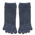 thumbnail image 2 of Calcetines de malla para hombre, calcetines finos de verano de cinco dedos, calcetines de algodón de cinco dedos, calcetines de negocios de malla absorbente de sudor, 2 of 4