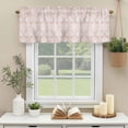 thumbnail image 3 of Pink Boho Tribal Window Valance Curtain Bohemian Ethnic Style Rod Pocket Short Curtain for Living Room, Bedroom & Kitchen Window Decor 42x12in, 3 of 8