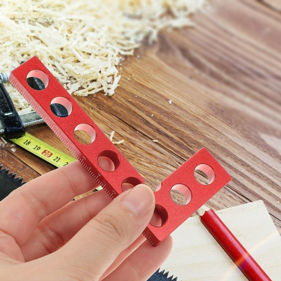 SWETRACE Aluminum Alloy Carpenter Square 1Pack for Precision Woodworking Tasks