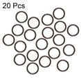 thumbnail image 2 of Fluorine Rubber O-Rings 17mm OD 13mm ID 2mm Width FKM Seal Gasket, Brown 20pcs, 2 of 3
